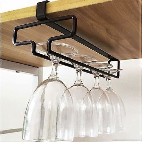Vinglassholder Stettglass Rack Henger Under Skap Vinglass Rack Kjøkken Oppheng