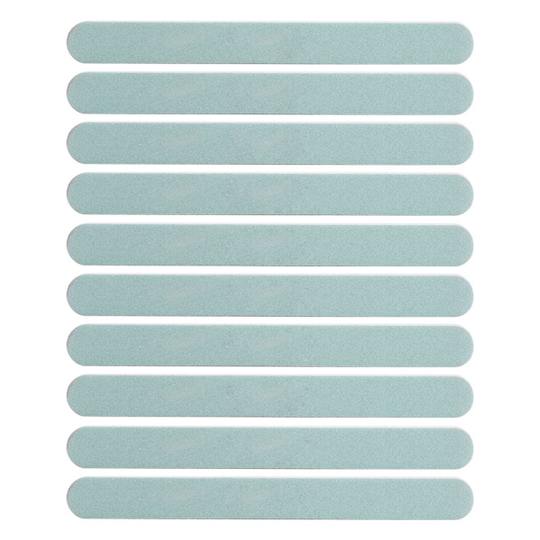 10st Nagelfil Dubbelsidig Nagelbuffert Slipning Buffning Polerremsa Manikyr Verktyg Grön