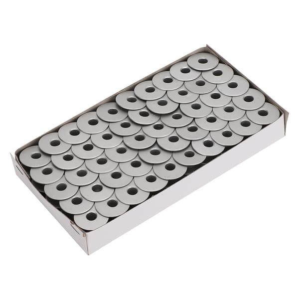 100 stk. metallspoler for flat broderi bil symaskin erstatningstilbehør 40264A Flat