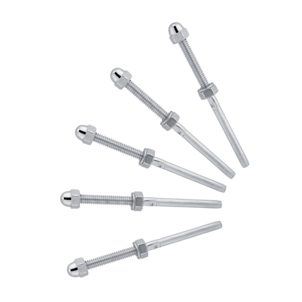 10 stk rustfritt stål gjengede strammeender for 1/8" kabelrekkverkssystem