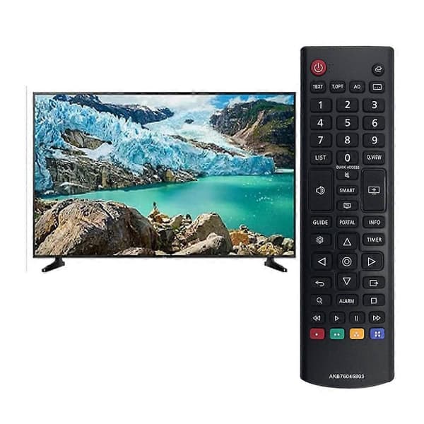 Erstatningsfjernkontroll AKB76045803 for TV AKB76045803 Fjernkontroll Black