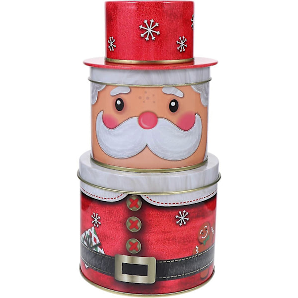 Julkakburkar Jultomte Snögubbe Renar Nötknäppare Kakburkar Julgodisburkar Kexburkar 13cm*25cm