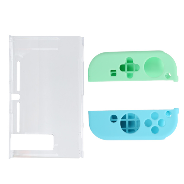 Delat skyddsfodral med PC-skal för Switch Console Protector Case Tillbehör