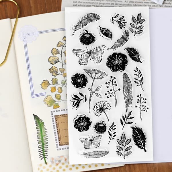 Transparent Stämpel DIY Hand Konto Scrapbook Dekoration