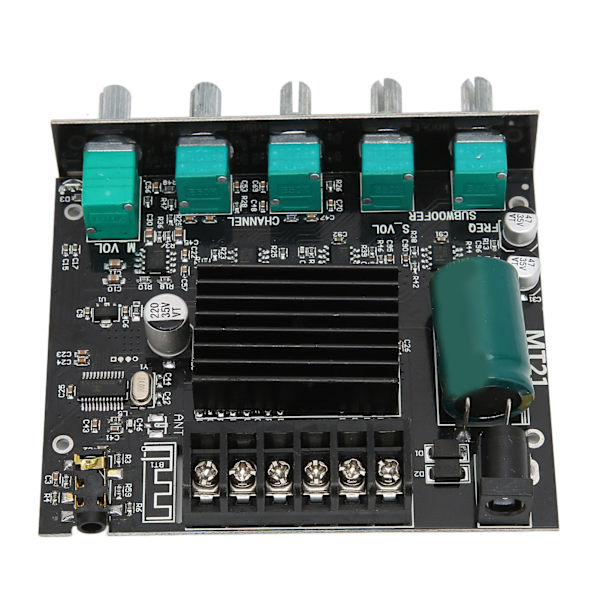 ZKMT21 BT forstærkerkort High Power Sound Stereo DC1224V Digital Power Amplifier Board til 15100W 48Ω højttalere