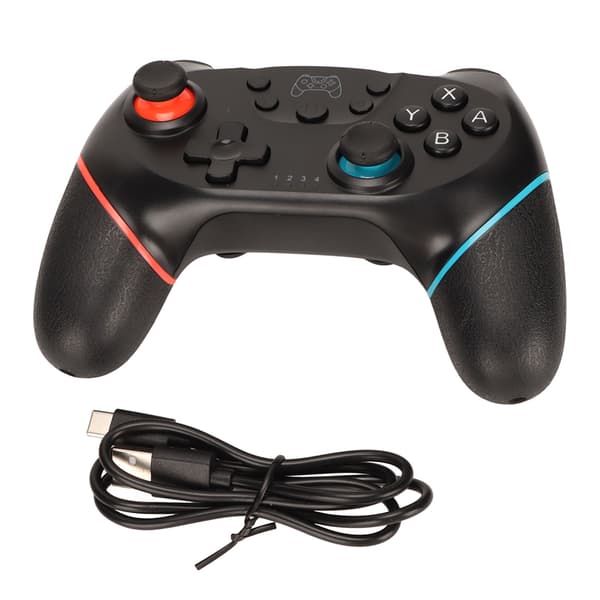 Trådløs Bluetooth-gamepad, én-tast-vekking, programmerbar stabil spillkontroller med bakknapp for Switch Host