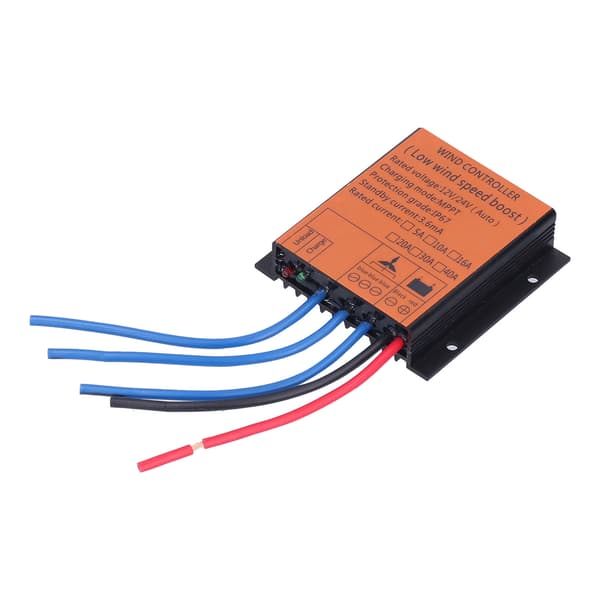 Vindmøllecontroller Lavspændings MPPT-laderegulator med LED-lys 100W-400W 12V 24V10A