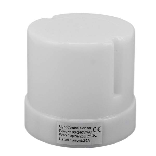 Fotocelle Sensor Udendørs Lyssensor Skumring til Daggry Fotoelektrisk Kontrol Twist Lock Stik Lyssensor 100‑240V 30A