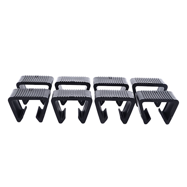 8 stk Utendørs terrassemøbelklemmer Rottingmøbler Festemidler Clips Seksjonssofa Sofa Funiture Clips 4,3 cm/1,7 tommer rille 8 stk.