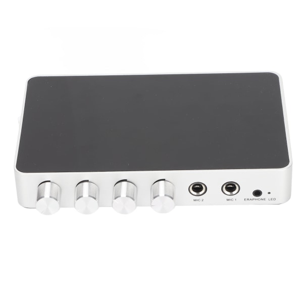 HD Multimedia Interface Mixer 4K 1080P DC 12V Justerbar lydmikrofonforsterker for Android TV-bokser og DVD-spillere EU-plugg