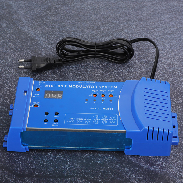MMS80 Hemmodulator Aluminiumlegering Multipelmoduleringssystem UHF EU-kontakt 100-240V