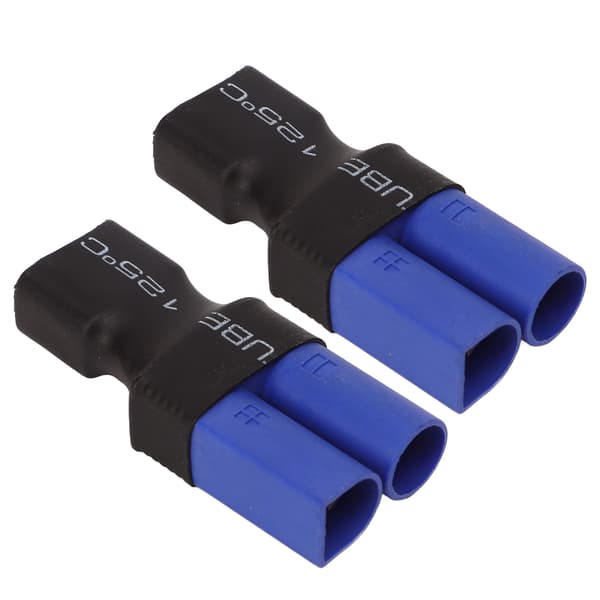 T-stik til EC5 Adapter Hun til Han Sikker RC Batteri Trådløs Stik til RC Bil Fly Båd 2 stk