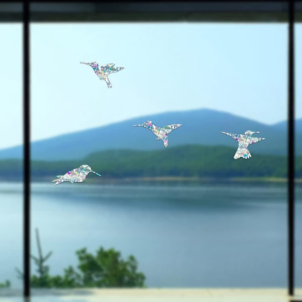 Estä lintujen törmäykset Hummingbird-staattisilla ikkunatarroilla
