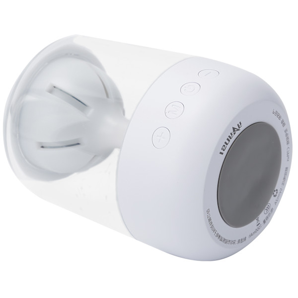Langaton Bluetooth 5.0 -kaiutin HIFI-stereolla ja LED-värivaloilla 5W basso 360° ympäröivä ääni Valkoinen