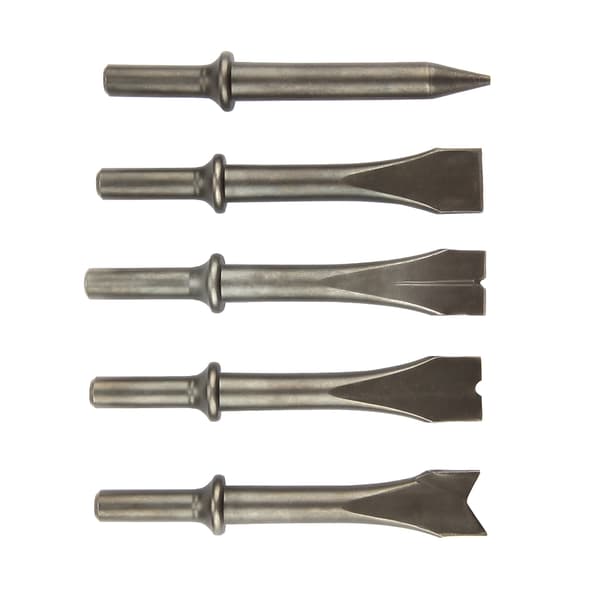 5 stk. lufthammer meiselsats Pneumatisk hammerbitsats for 150/190/250 lufthammer