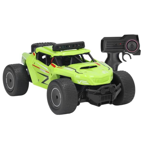 Fjernstyret bil høj hastighed 4-hjulstræk simulationsmodel mini drift off road racing til 6+ år (grøn)