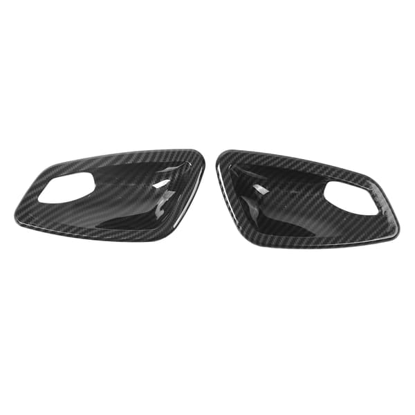 2 STK Bil Interiør Dørhåndtak Deksel Karbonfiber Stil Erstatning for 3-serie E90 2005-2012
