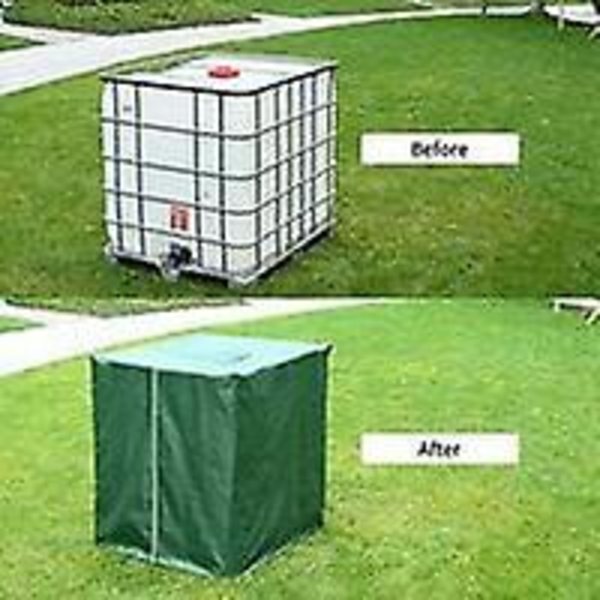 Solbeskyttelse presenning til 1000L tank - Grøn