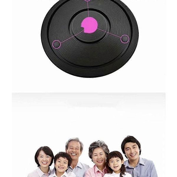 Hofte Træner: Fitness Talje Twist Disk for en Slank Talje, 28cm (Fitness Drejeskive) Pink