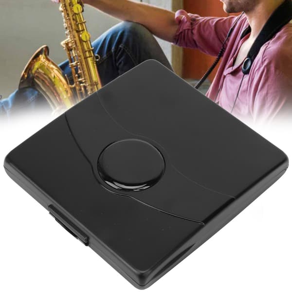 Saksofon Rør Etui Svart ABS Vanntett Oppbevaringsboks Musikkinstrument Tilbehør