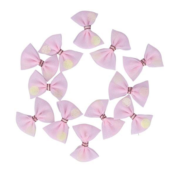 100 stk. Mini Sløjfer Pink Cute Look DIY Produktion Bånd Sommerfugle Slips til Hjem Dekoration DIY Håndværk Garland