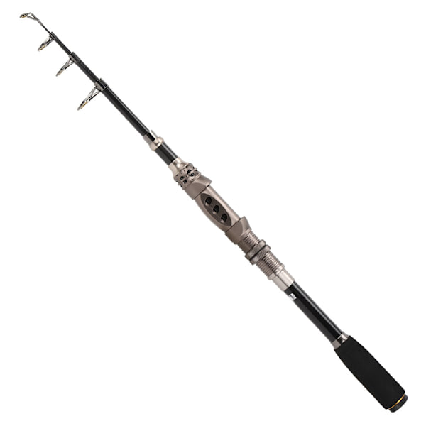 Bærbart Carbon Baitcasting Teleskopisk fiskestang Stangsnelleutstyr tilbehør1,8 m / 5,9 fot Carbon fiskestang