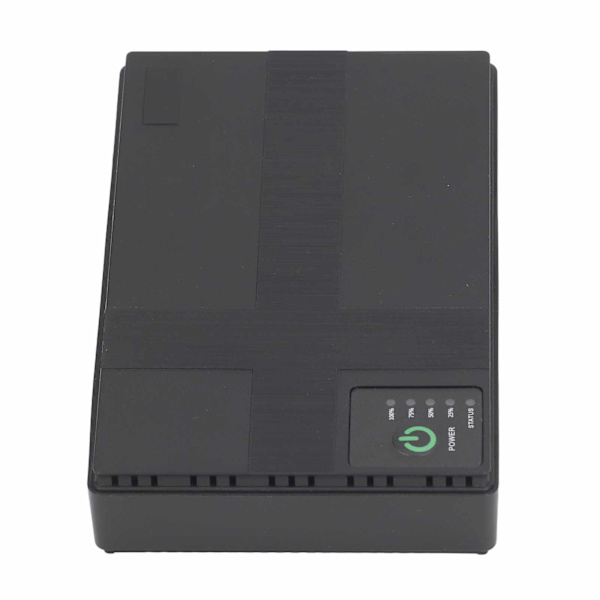 UPS Batteribackup 10400mAh 5V 9V 12V 2A POE 15V 24V 1A Output Uafbrudt strømforsyning 85‑265V EU-stik