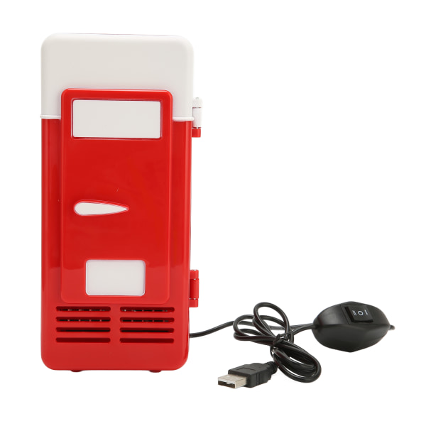 USB Jääkaappi Eristetty Jäähdytys Pieni Kannettava Matala Desibeli Energiaa Säästävä Puolijohde Jääkaappi Jääkaappi Jääkaappi Auto Red