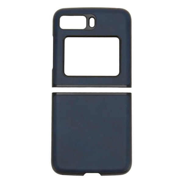 Vikbart phone case i läder Reptåligt flip- case för Moto Razr 2022 Blue