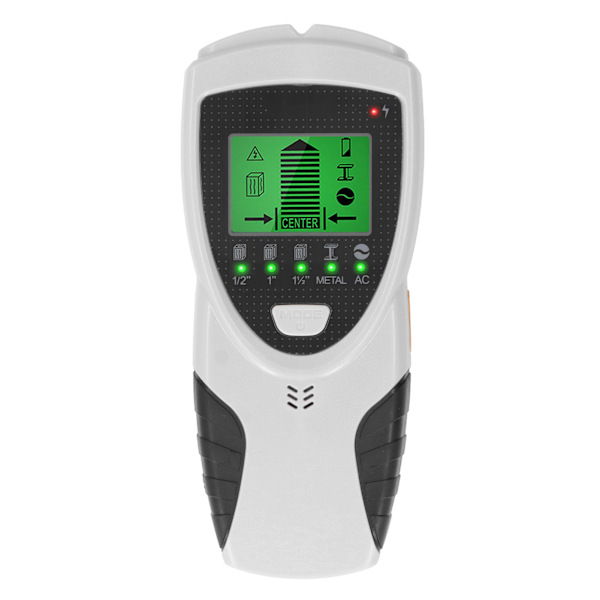 Stud Finder Væg Scanner 5 i 1 LCD Display Nøjagtig Positionering Håndholdt Stud Detektor med Alarm