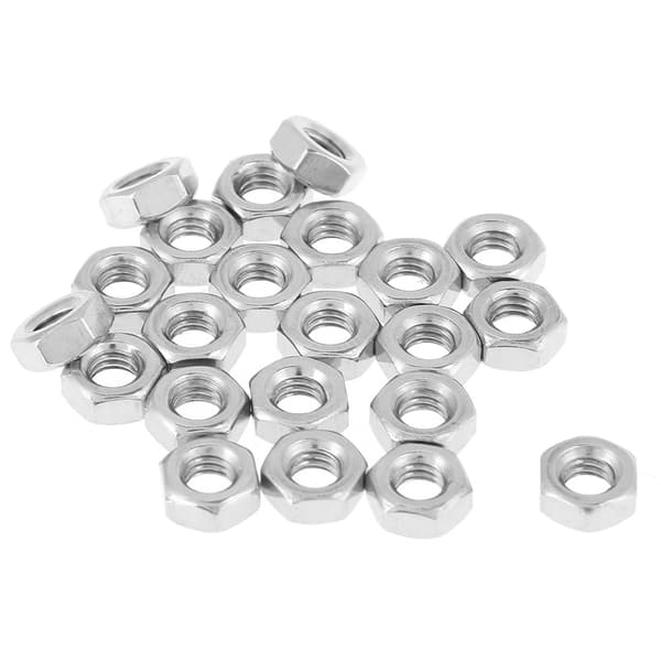 180 stk. M4 304 Rustfritt Stål Flat Head Bolt Skruer Muttere Sortimentsett med Boks