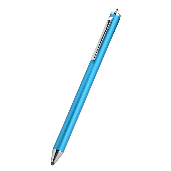 Stylus med stoffhode for Samsung Tab/LG/Huawei/Xiaomi-smarttelefoner og nettbrett for iPad 2018 (blå)