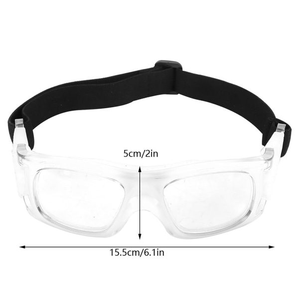 Basketball beskyttelsesbriller Professionelle eksplosionssikre beskyttelsesbriller udendørs sportsbriller (hvide)