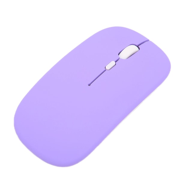Trådløs mus Smart Mini Bærbar 3 Speed ​​DPI Justerbar Trådløs Mus for Office Bærbar PC Nettbrett Lilla Frosted Single Mode