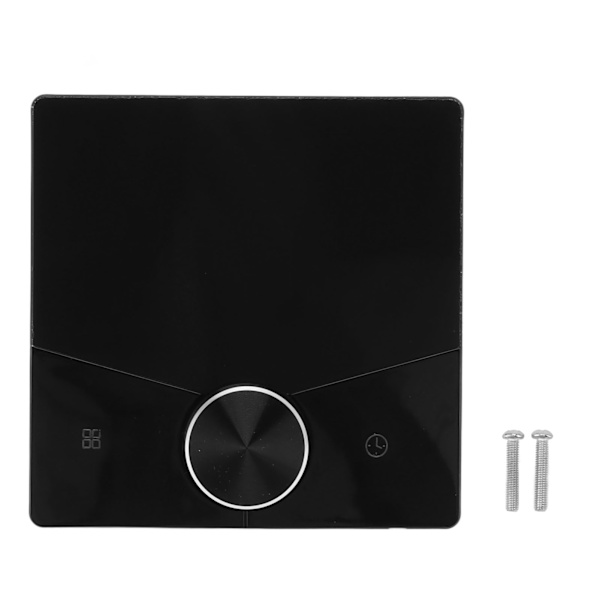 Termostat ABS Sort Smart Programmerbar WiFi Digital Touchscreen LCD Farve Termostat til Husholdning Sort
