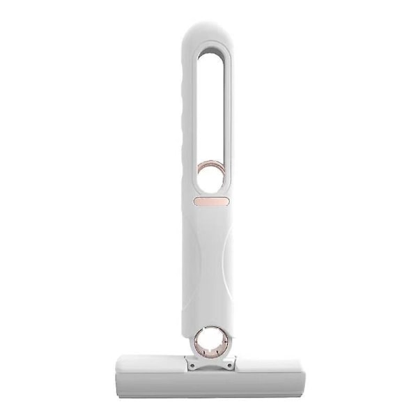 Bärbar mini mopp, självtömmande svampmopp, liten skrivbordsmopp, 24,8*15,5cm