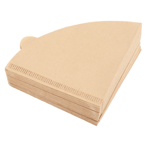 100 STK Konisk Kaffefilterpapir Erstatning 1-2 Kopp Engangs Kaffedryppfilter Fiberfiltre