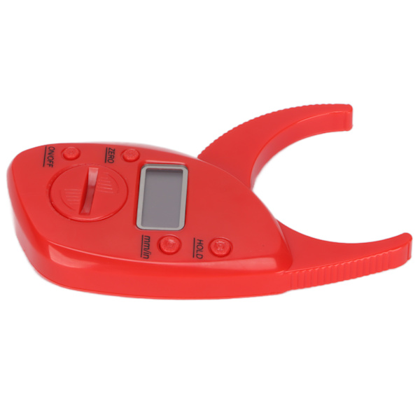Fat Caliper Tester Body Fat Elektroninen paksuus ja mittanauha BMI:n tarkkaan mittaamiseen Ihopoimu FitnessRed