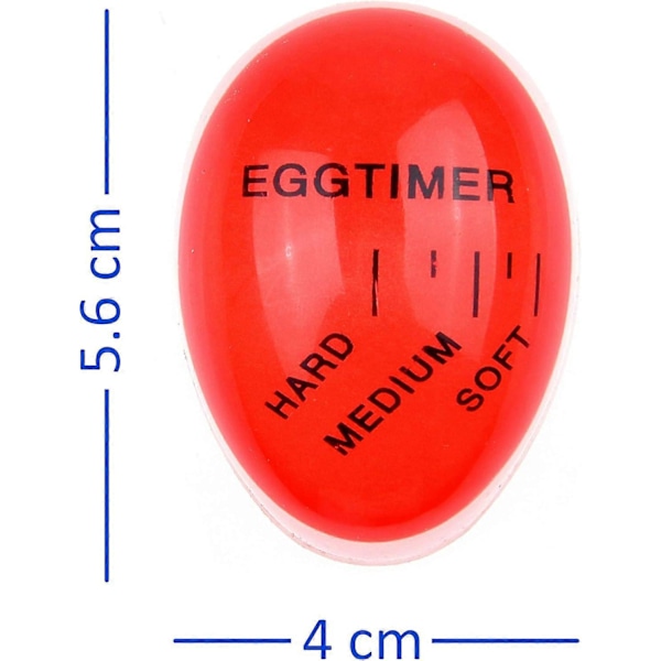 Äggtimer 2-pack - Färgskiftande indikator - Löskokta, mediumkokta och hårdkokta ägg