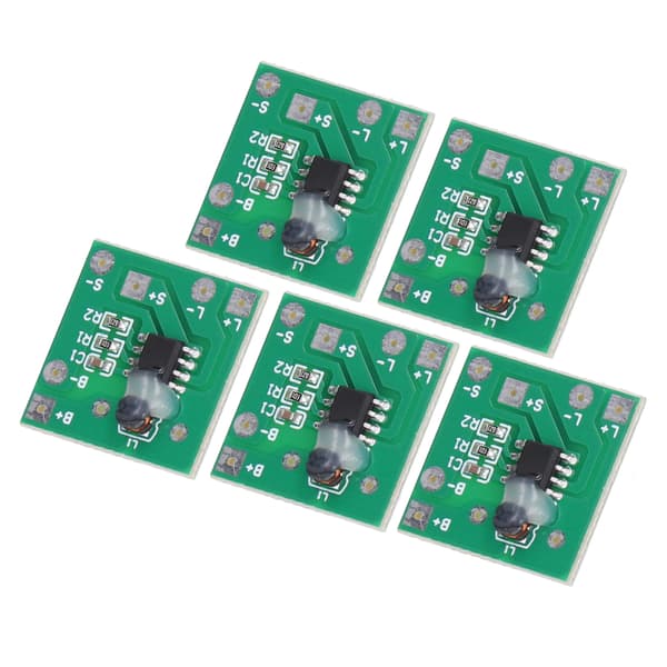 5 stk. 9012 1,2V Solar Opladningscontroller Board Lithium Batteri Opladningscontroller Kredsløbskort