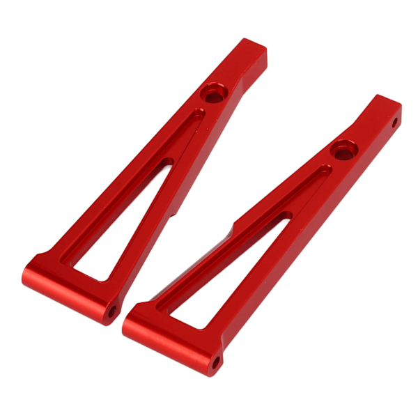 2 st RC-bilens främre svingarm i aluminiumlegering, lätt upphängningsarmset för ARRMA 1/8 röd
