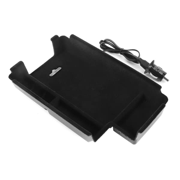 Oppbevaringsboks for midtarmlene Telefon Trådløs Ladeorganisator 12V Passer til A4 A5 2017‑2018