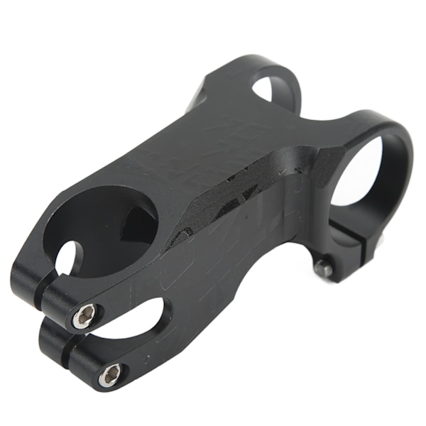 Cykelstam Minus 17 Grader Svart ihålig design CNC-process Glansigt utseende Utbytbar Mountainbike Styrstam Riser 60mm