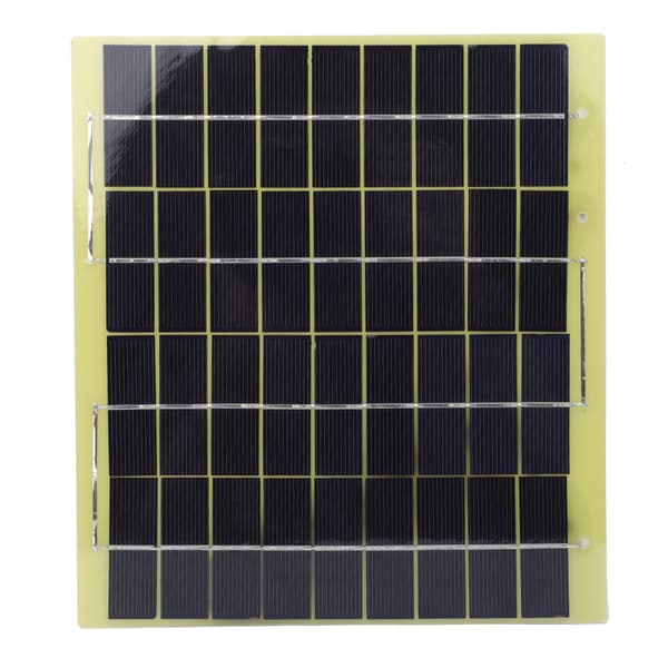6W 18V bærbart solcellepanelmodul for hagelys, gatelys, reklamelamper, lite solsystem