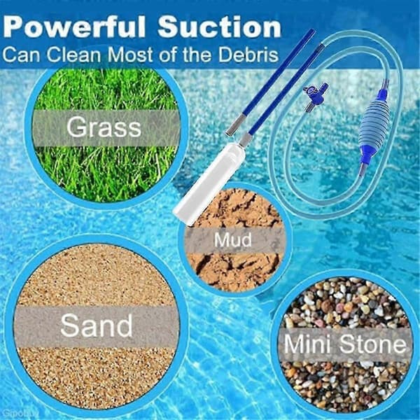 Spa Vacuum Spa Vac Manual Cordless Spa Vacuum Inflatable Spa with 3M Handle