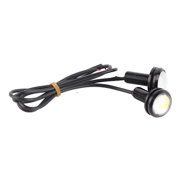8 st Eagle LED-lampor Vit 23mm 12V Aluminiumlegering Vattentät Dammtät LED-billampor för Dagsljuskörning