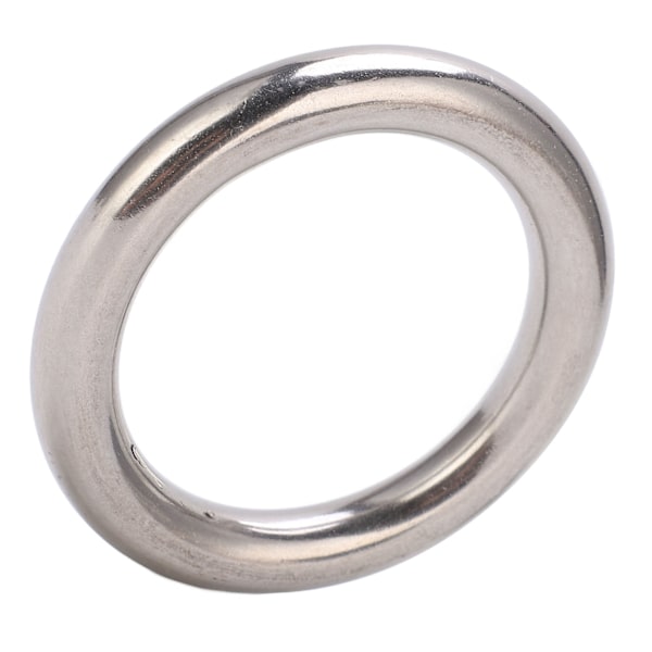Svejset o-ring rustfrit stål svejset rund ring til navigationsdykkerhængekøjer og -tasker 10x50 mm