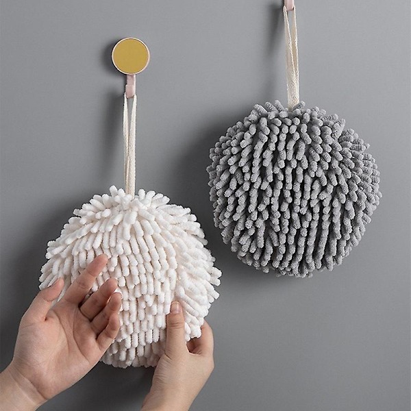 2 stk. Hengende Håndkletørker, Chenille Mikrofiber Hengende Håndkle