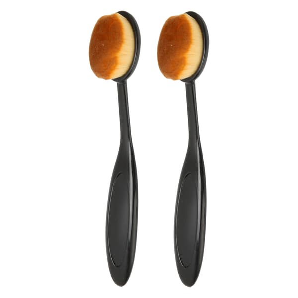 2 stk. Foundationbørste Blødt Hår Fleksibel Flydende Foundation BB Cream Makeupbørste Kosmetisk Værktøj
