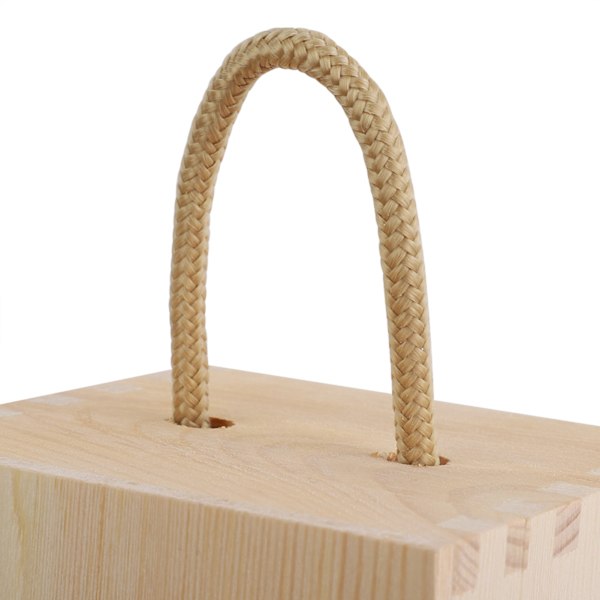 Enflaska rödvinslåda Trävinförpackningslåda bär hållarepresent